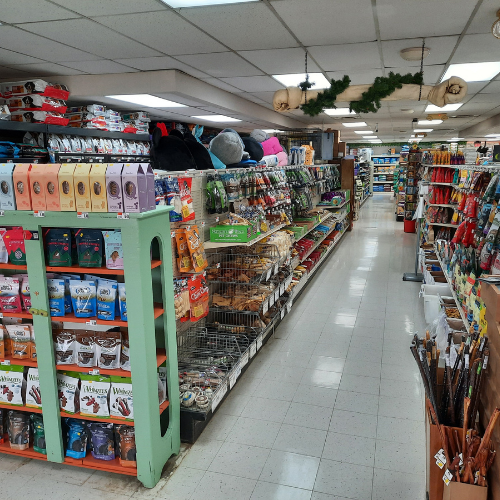 Inside Huron Pet Supply Store