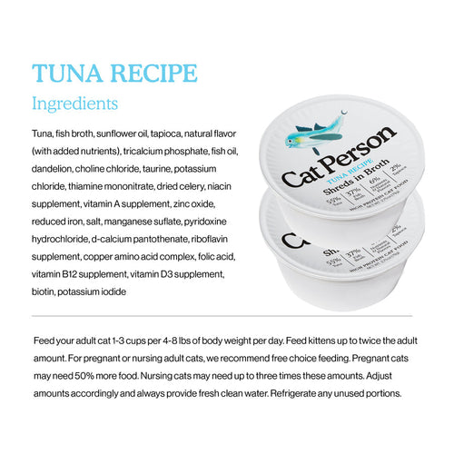 Weruva Cat Person Tuna Shreds in Broth Cat Food