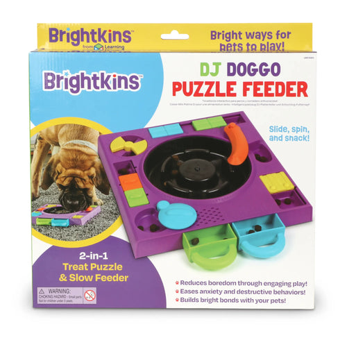 Brightkins DJ Doggo Puzzle Feeder