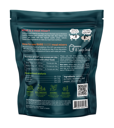 Bare Meal Mixers Salmon Mix for Dogs
