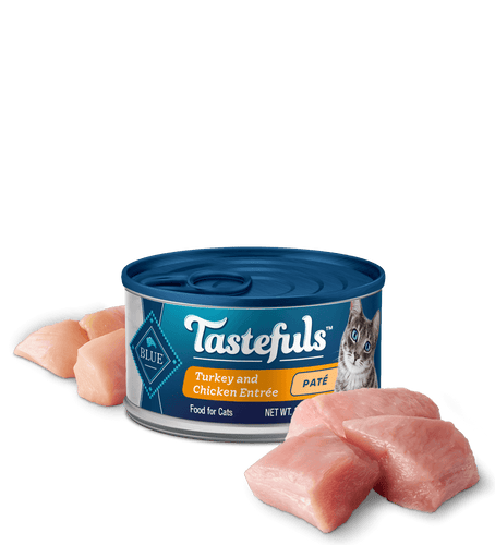 Blue Buffalo BLUE Tastefuls Turkey and Chicken Paté Wet Cat Food