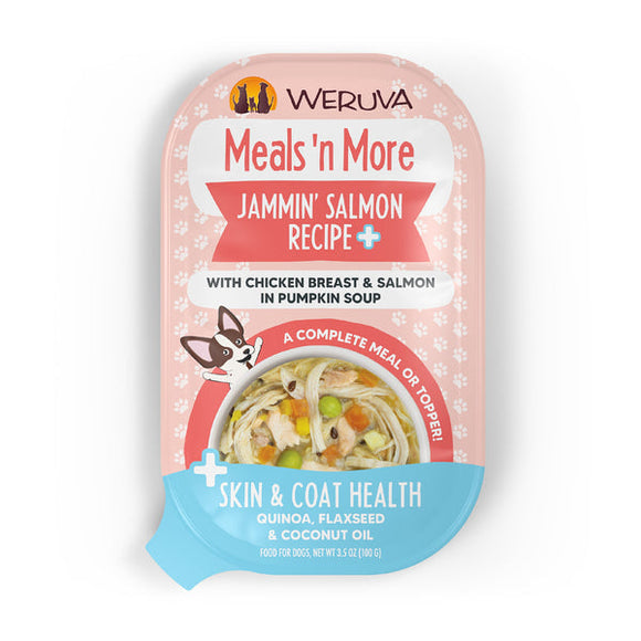 Weruva Meals 'n More  Jammin' Salmon Recipe Plus (3.5 oz, single)