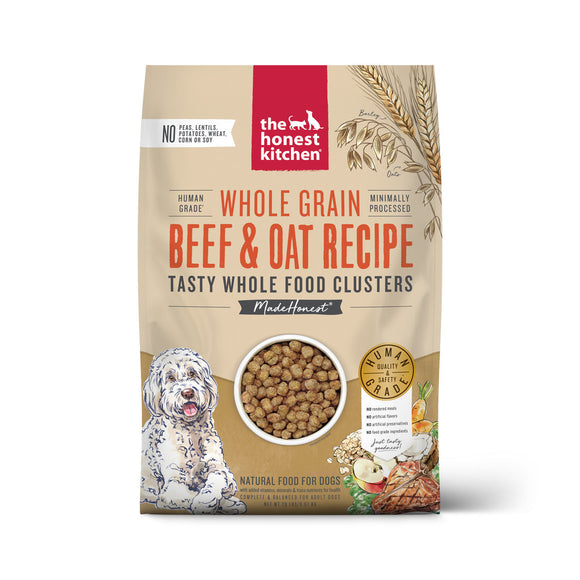 The Honest Kitchen Whole Food Clusters Whole Grain Beef & Oat Dry Dog Food (5-lb)