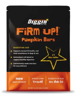 Diggin Your Dog Firm Up! Pumpkin Bars (12.6 oz)