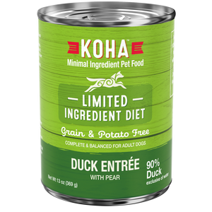 Koha Limited Ingredient Diet Duck Entrée for Dogs