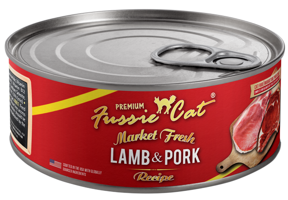Fussie Cat Market Fresh Lamb and Pork (5.5 oz, single)