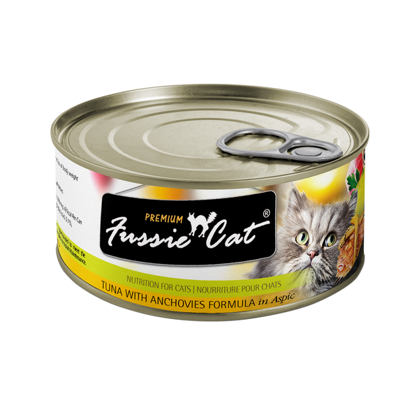 Fussie Cat Premium Tuna With Anchovies Formula In Aspic (2.82 oz)