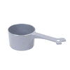 Messy Mutts Melamine Dog Food Scoops 1 cup capacity (Grey)