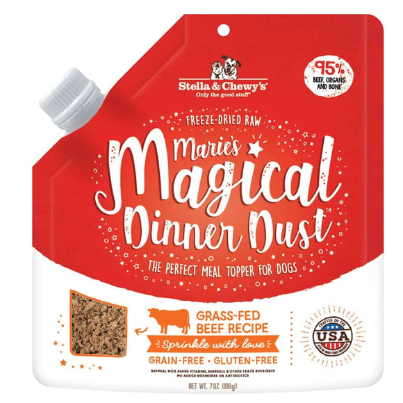 Stella & Chewy's Marie’s Magical Dinner Dust Grass-Fed Beef for Dogs (7 oz)