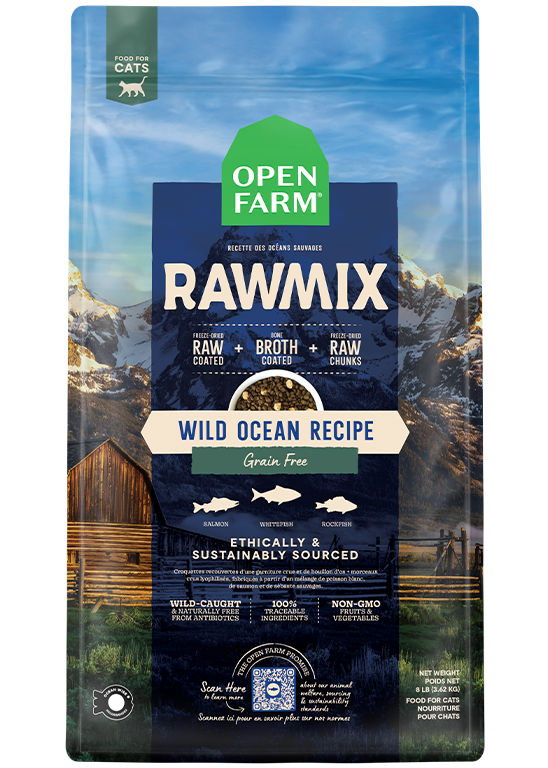 Open Farm Wild Ocean Grain-Free RawMix for Cats (2.25 Lbs)