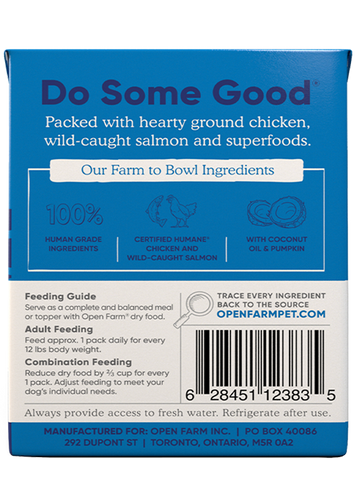 Open Farm Chicken & Salmon Rustic Stew Wet Dog Food (12.5 oz, single)