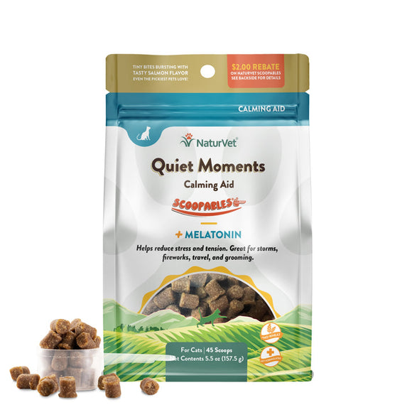 NaturVet Scoopables Quiet Moments® Calming Aid for Cats (45 Scoops)