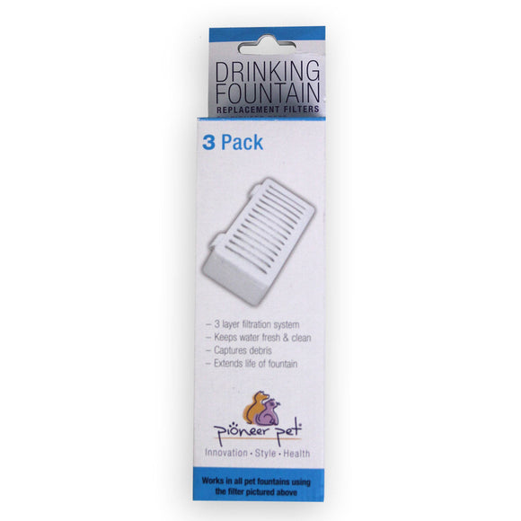 Pioneer Pet® 3- Pack Replacement T-Shape Filters