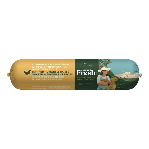 Freshpet Nature's Fresh® Chicken Recipe with Carrots, Brown Rice & Spinach