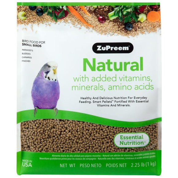 NATURAL WITH ADDED VITAMINS & MINERALS SM PARROT