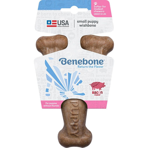 Benebone Wishbone Puppy (Bacon - Medium Puppy)