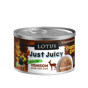 Lotus Just Juicy Stew Venison Recipe for Cats