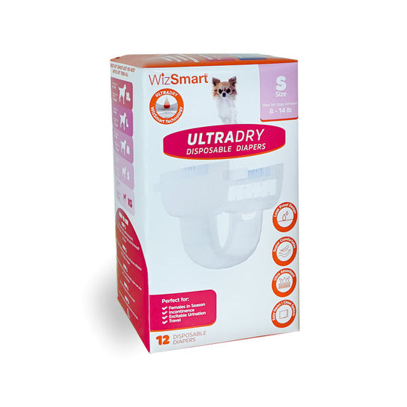 WizSmart UltraDry Disposable Dog Diapers
